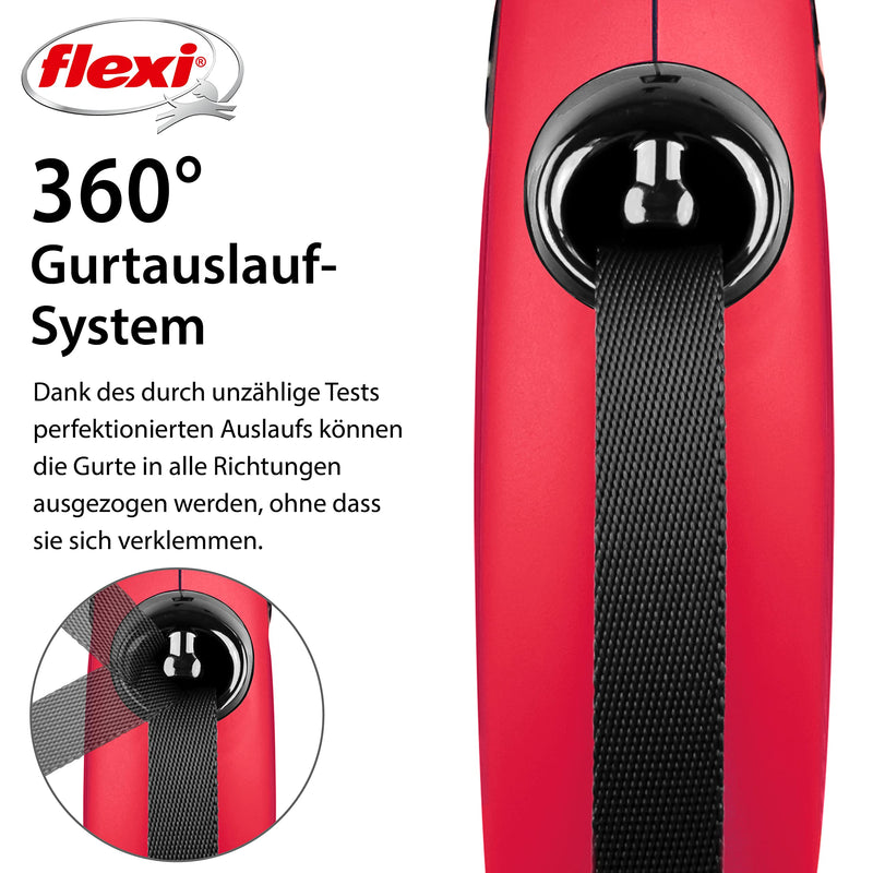 flexi New Classic L strap 8 m red for dogs up to 50 kg L 8 m - BeesActive Australia