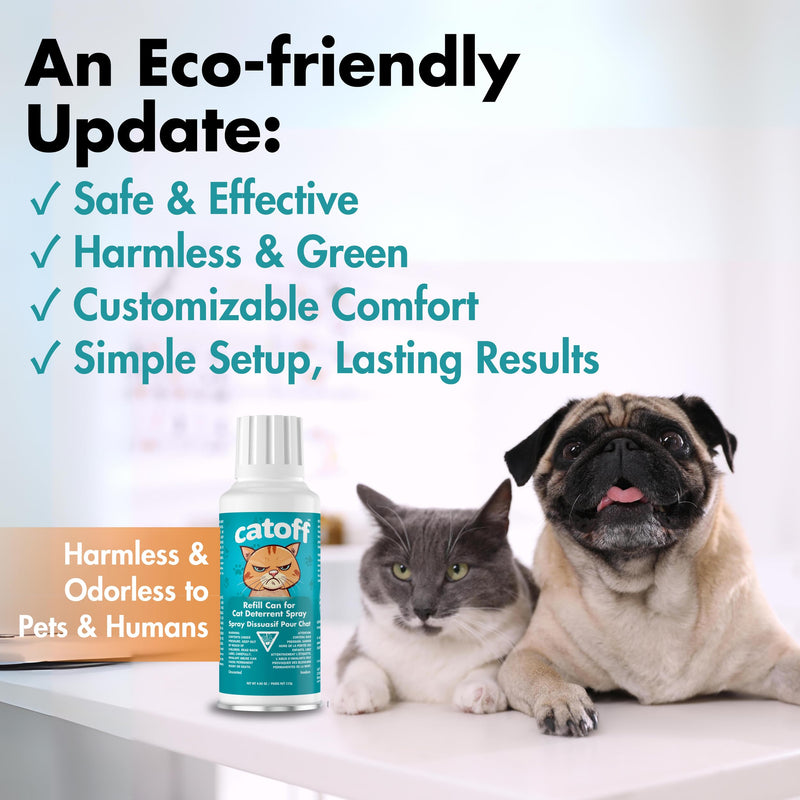 Pack of 2 Refill Compatible with SSSCAT Indoor Cat Deterrent Spray System, Made in USA, 3.89 oz / 115 ml 2 Pack - BeesActive Australia