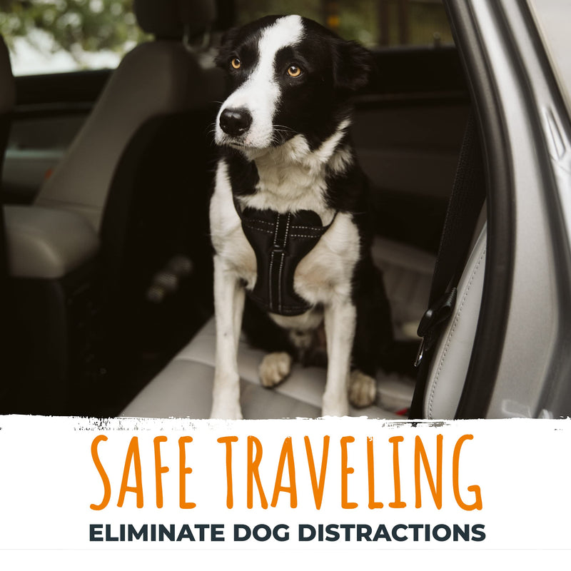 Mighty Paw Dog Seat Belt - Latch Bar Attachment Like A Child's Car Seat - Aviation Aluminum Carabiner - Adjustable Length for Both Large and Small Dogs - Tangle Free Design - Safe Travelling - BeesActive Australia