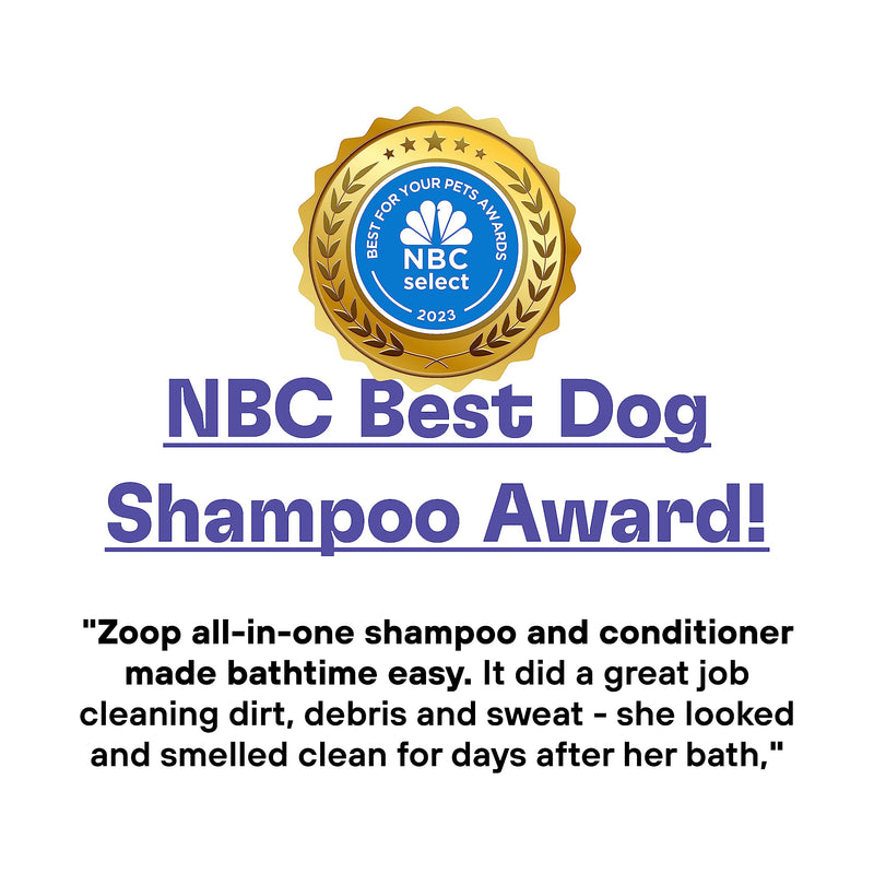 Dog Shampoo and Conditioner [16 oz.] 6-in-1 All Natural Pet Wash - Deep Clean, Odor Eliminating, Itch Relief, Moisturizing, Detangling, Reduce Shedding - BeesActive Australia