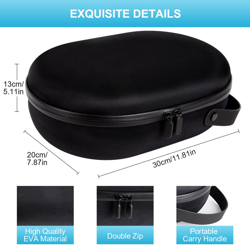 for Apple Vision Pro Carrying Case Scratch-resistant & Drop-proof Hard Protective Case for Vision Pro VR Headset for Apple Vision Pro Accessories Travel & Home Storage (Black) - BeesActive Australia