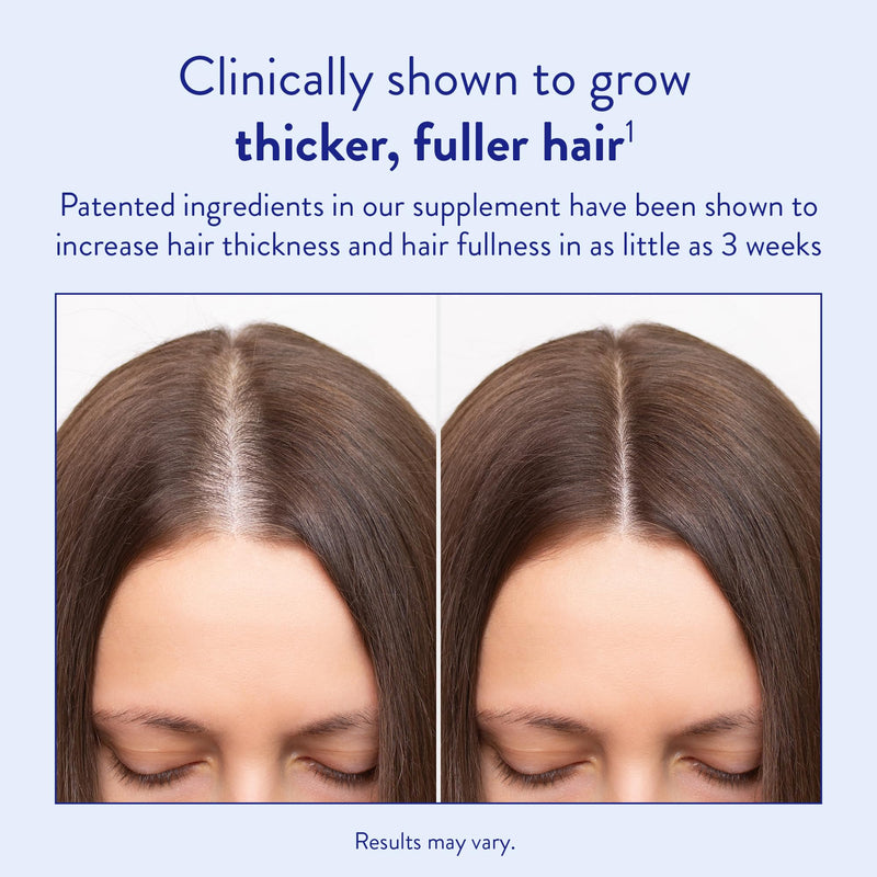 Routine Wellness Hair Growth Supplement with Biotin, 60 Count (Pack of 2) | Clinically tested hair growth vitamins for thicker, fuller-looking hair, vegetarian, gluten-free, 60 capsules per bottle 60 Count (Pack of 2)