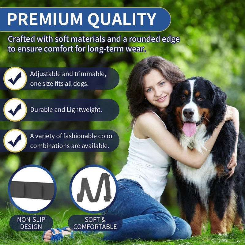 4 Pack Flea Collar for Dogs, Flea and Tick Collar for Dogs Puppies, 32 Months Flea and Tick Prevention for Dogs, Dog Flea Collar, Dog Flea and Tick Treatment-Black and Purple - BeesActive Australia
