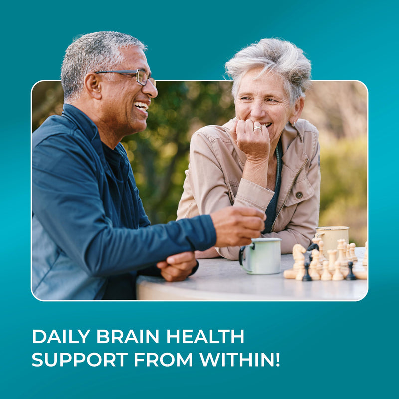 PUREHEALTH RESEARCH Ageless Brain - Supplements for Memory and Focus | Nootropic Brain Health Supplement - with Bacopa Monnieri, Alpha GPC, L-Tyrosine, Vitamin B6, Niacin & More - 60 Capsules