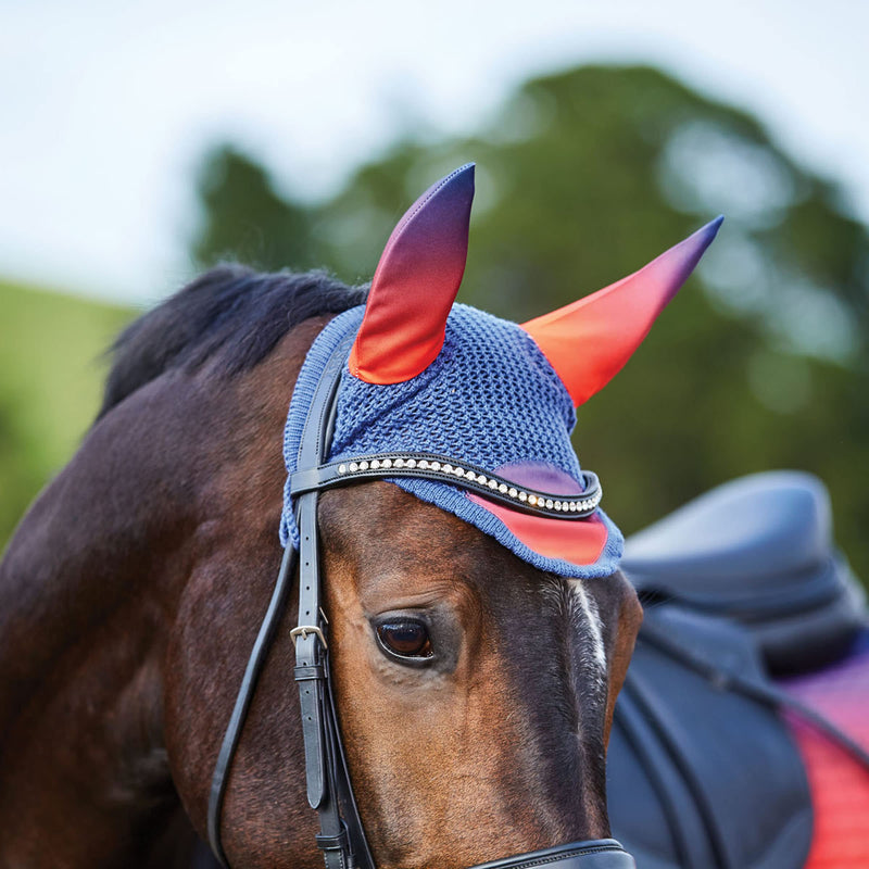 WeatherBeeta Prime Ombre Ear Bonnet, Desert Sky, Full - BeesActive Australia
