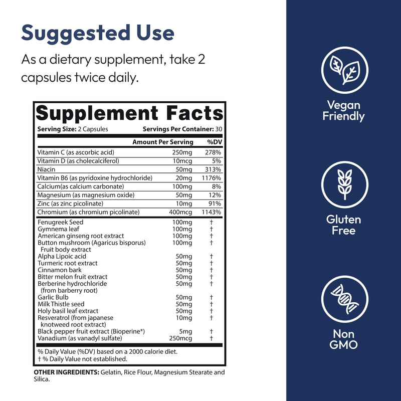Justified Laboratories Blood Balance Max - 60 Capsules - Advanced Circulatory Support Formula with a Blend of Herbs & Vitamins - 30 Servings