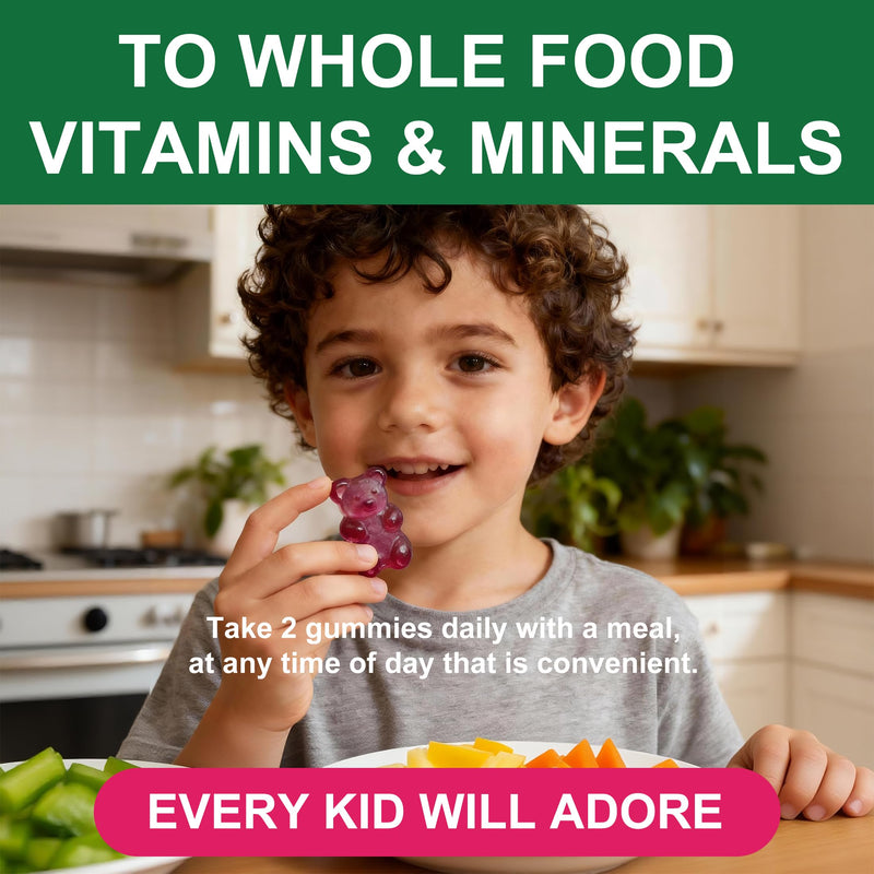 Height Growth Gummies for Kids & Teens - Calcium, Vitamin C, Zinc, Ashwagandha, L-Arginine - Multivitamin for Teen Boys & Girls - Grow Taller Supplement for Kids Height - 62 Gummies