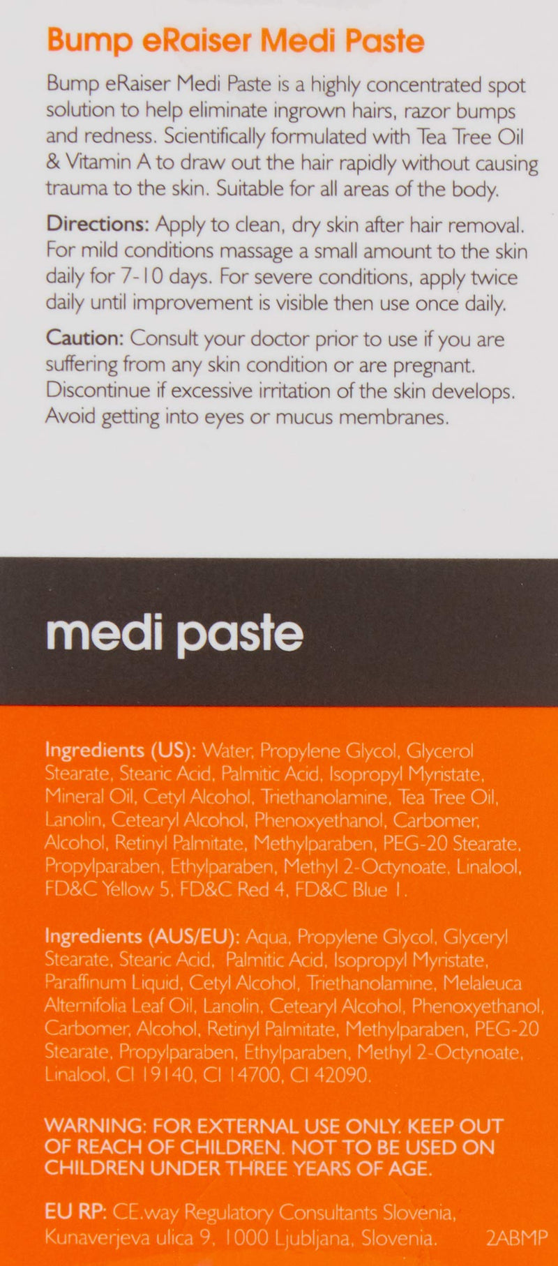 Medi Paste 1.0 fl oz for Shaving Rash, Ingrown Hair Treatment, Razor Bumps and Razor Burns - BeesActive Australia