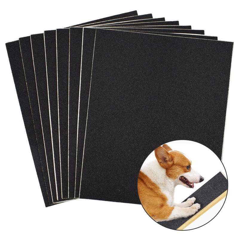 Dog Scratch Door Protector Dog Scratching Dog Scratch Pad Replaceable Sticky Sandpaper Dog Scratch Nail File Scratch Board for Cat Claw Care (11 * 9in)