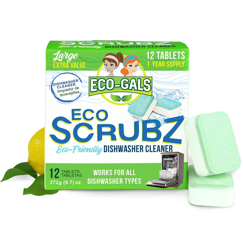 Eco Swirlz Washing Machine Cleaner with Bonus Eco Scrubz Dishwasher Cleaner Add On 36 Count Deep Cleaning Tablets - BeesActive Australia