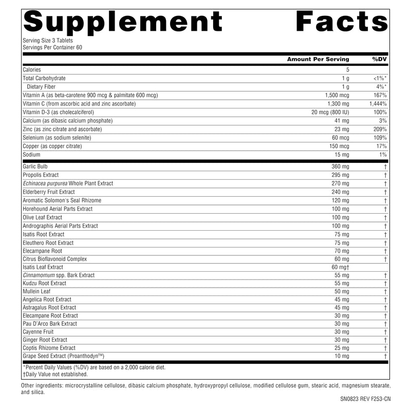 Source Naturals Wellness Formula, Advanced Immune Support* - 180 Tablets | Bio-Aligned Vitamins & Herbal Defense with Vitamin C Plus 30 other Vitamins, Minerals & Herbs for Immune System Support* 180 Count (Pack of 1)