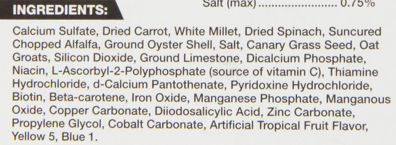 Zoo Med Mineral Block With Vegetables Bird Banquet, 5-Ounce