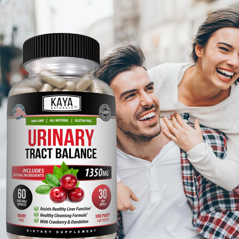Kaya Naturals - D-Mannose - Urinary Tract UT Cleanse & Bladder Health - Made with Cranberry, Hibiscus & Dandelion Root - D Mannose Capsules Cranberry Supplement - 60 Veggie Capsules 60 Count (Pack of 1)
