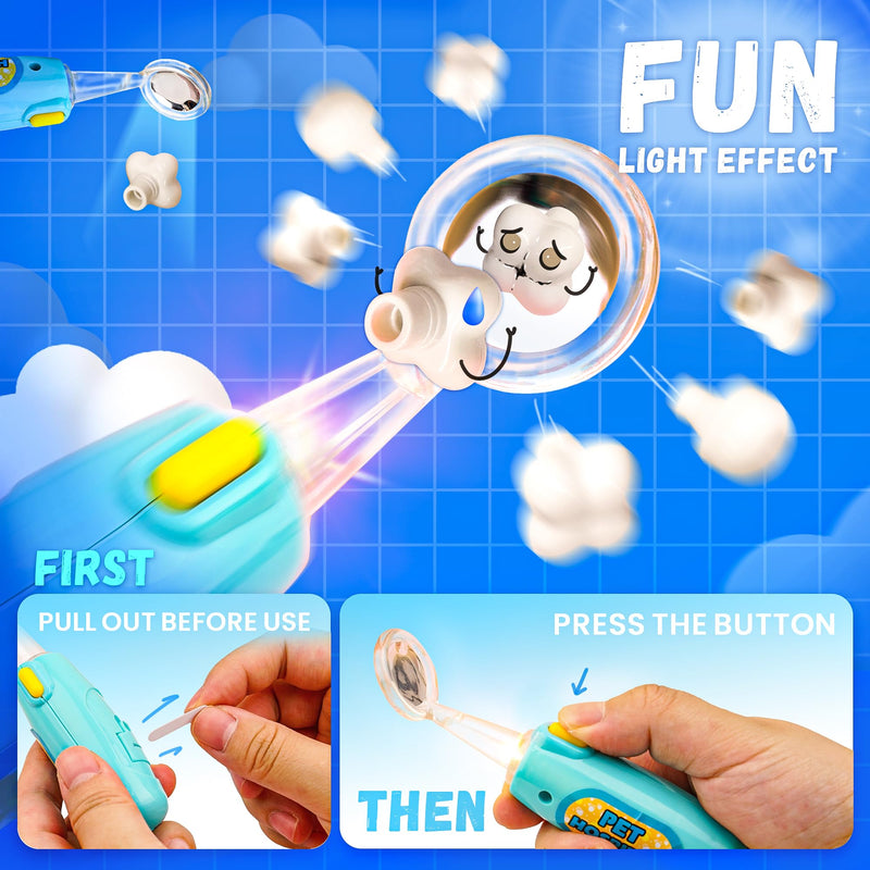SMILESSKIDDO Dentist Kit for Kids - 26 Pcs Doctor Play Set with Dental Tools and Medical Accessories, Pretend Play for Toddlers - Educational Gifts for Girls Boys 3 4 5 6 7 8 - BeesActive Australia
