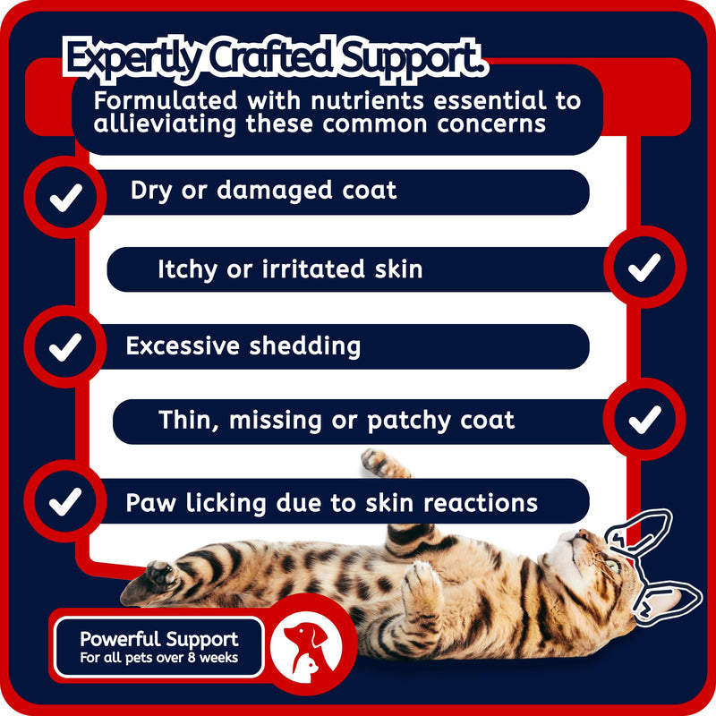 Itchy Pet Approved Krill Oil Bites - Up to 240 Day Supply - Hypoallergenic Skin & Coat Supplement - Shedding & Allergy Support for Dogs & Cats (1 Pack, Cheese) 1 Pack