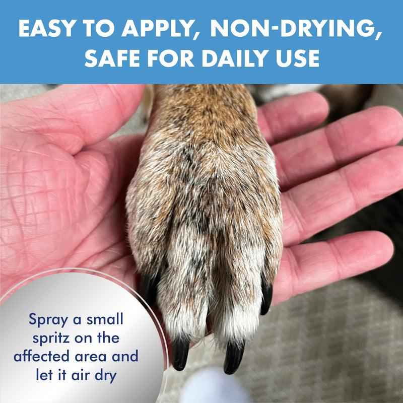 PetSilver Wound & Skin Spray with Patented Chelated Silver, Allergy Relief for Dogs Itching, Hot Spot Treatment for Dogs, Cat and Dog Wound Care, Natural Skin Soother for Dogs, USA, 4 fl. oz. 4 oz - BeesActive Australia