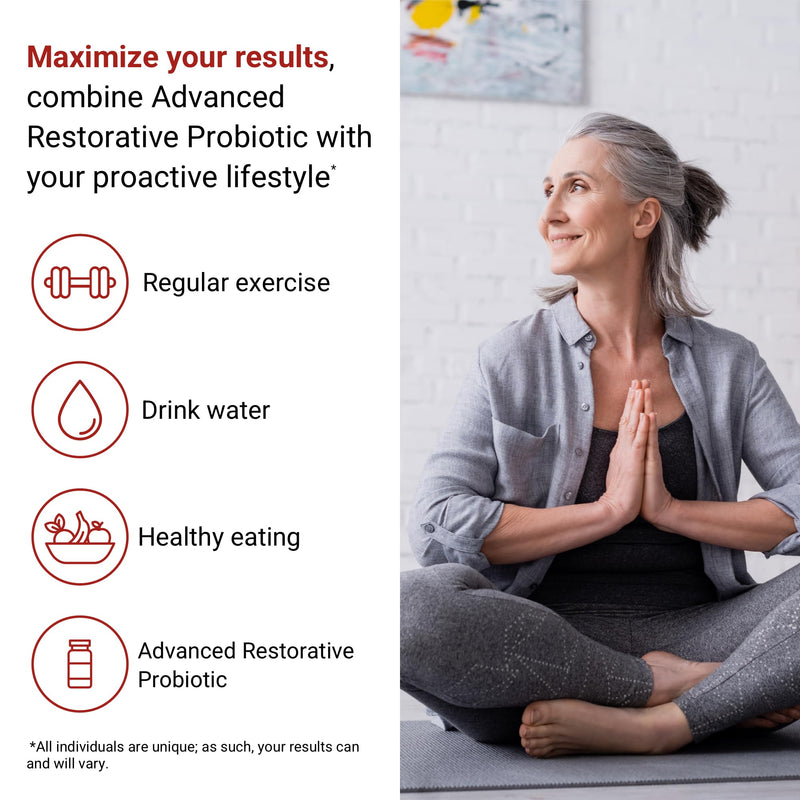 ACTIVATEDYOU Advanced Restorative Probiotic for Gut Health, 30 Capsules | 30 Strain Formula, Digestive & Immune Function Support, Acidophilus Supplement, Skin Support, Vegetarian, 1 Daily Capsule