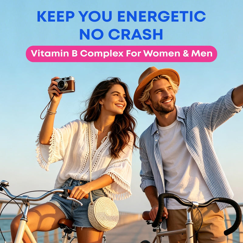180 Count | Methylated Vitamin B Complex Gummies For Women & Men Sugar Free | Full B Vitamins with Magnesium, L-Theanine, Ashwagandha for Energy, Brain, Nerve, Immunity, M♡♡d & Str♡ss, Strawberry Flavor 90 Count (Pack of 2)