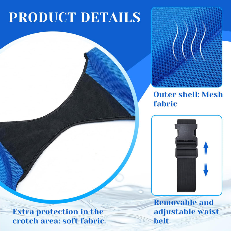 Deep Water Flotation Belt Aerobics Exercise Water Saddle with Removable Strap Swim Belt Aquatic Exercise Equipment for Fitness Aid Swimming Training