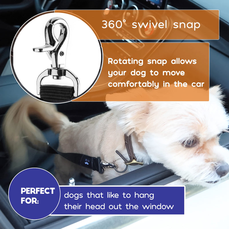 Mr. Pen- Dog Seat Belt, 2 Pack, Adjustable Dog Seat Belt for Car, Dog Seatbelt, Dog Car Seat Belts, Seat Belt for Dogs in Car, Dog Car Seat Belt, Dog Car Leash, Dog Seatbelt Harness, Pet Seatbelt - BeesActive Australia