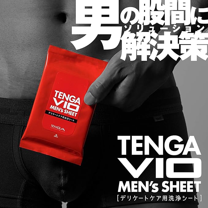TENGA VIO MEN'S SHEET Citrus Aroma 1 Piece (x2) - BeesActive Australia