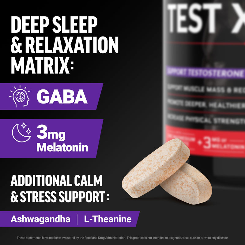 Force Factor Test X180 PM Testosterone Booster for Men, Overnight Testosterone Supplement to Build Muscle, Increase Strength, and Promote Deeper, Healthier Sleep and Recovery, 120 Tablets | Overnight Testosterone Supplement to Build Muscle, Increase St...