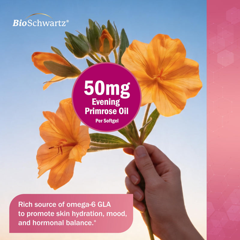 Fish Oil Omega 3 Supplement for Women - 60 Softgels, 60 Day Supply | 600mg Omega 3 EPA + DHA, Evening Primrose Oil, Vitamin D & E - Healthy Skin, Hormone Balance & Heart Health Support 60 Count (Pack of 1)