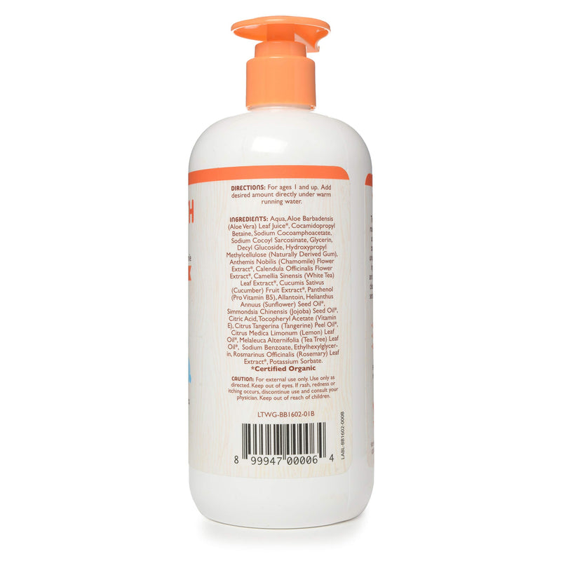 Little Twig Bubble Bath, Baby Bath Essential with Natural Plant Derived Formula, Vegan, Gluten-Free, Paraben-Free, Happy Tangerine Scent, 17 fl. oz. 17 Fl Oz (Pack of 1) - BeesActive Australia