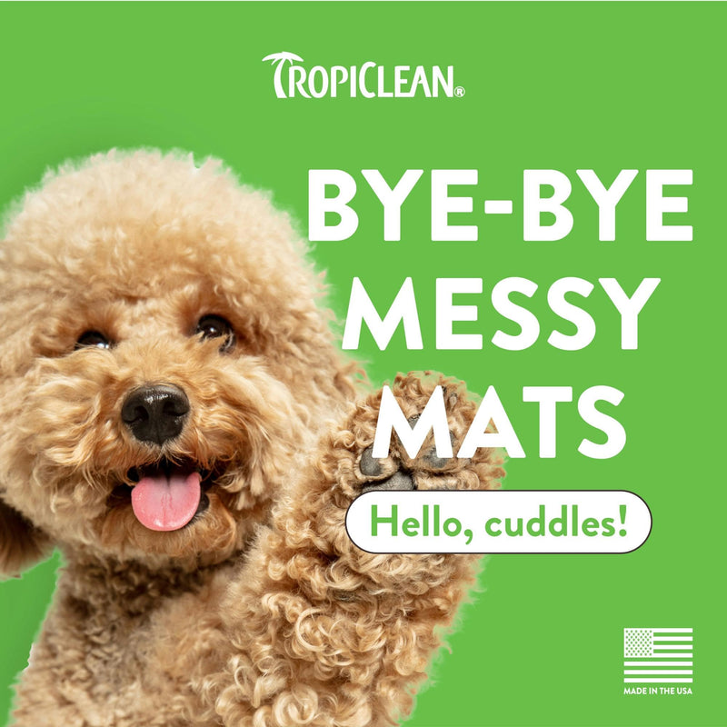 TropiClean Dog Detangler Spray Dematting, Leave in Conditioner, Perfect for Doodles & All Coat Types, Sweet Refreshing Scent, Made in the USA, 16 oz. - BeesActive Australia