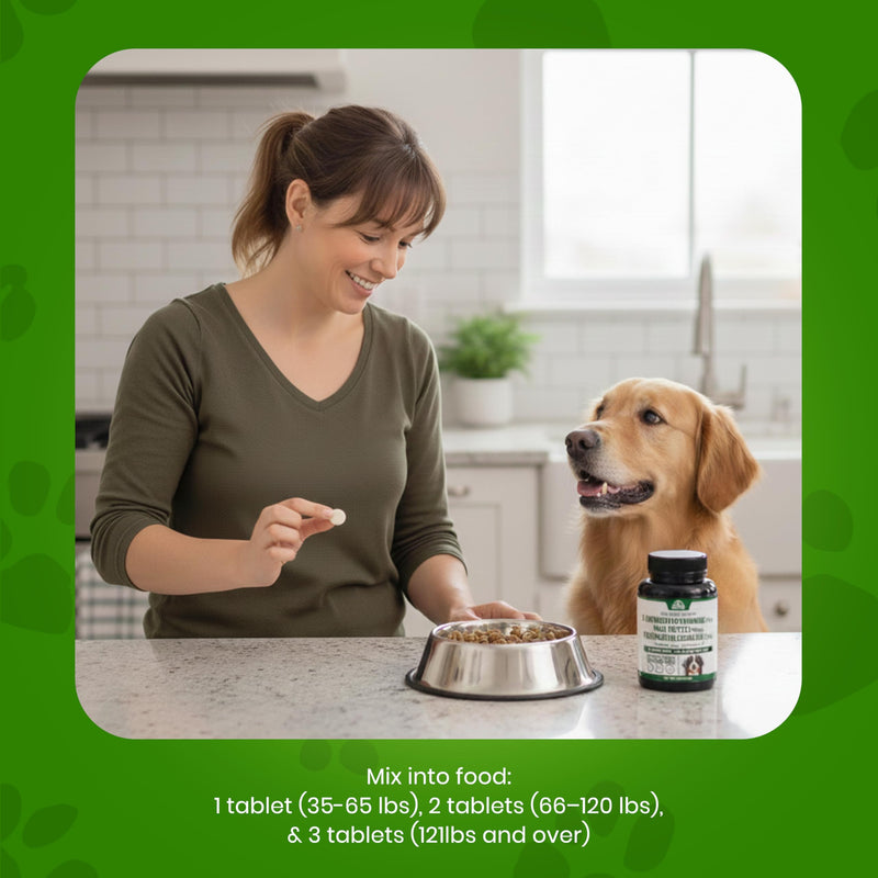 Liver Support Supplement for Large Dogs with Silymarin (Same & Silybin) S-Adenosyl-L-methionine (SAM-e) & Silybum (Milk Thistle) Dog Liver Supplement - 3rd Party Tested, Non GMO - 30 Chewable Tablets Large Dogs (Over 35 lbs)