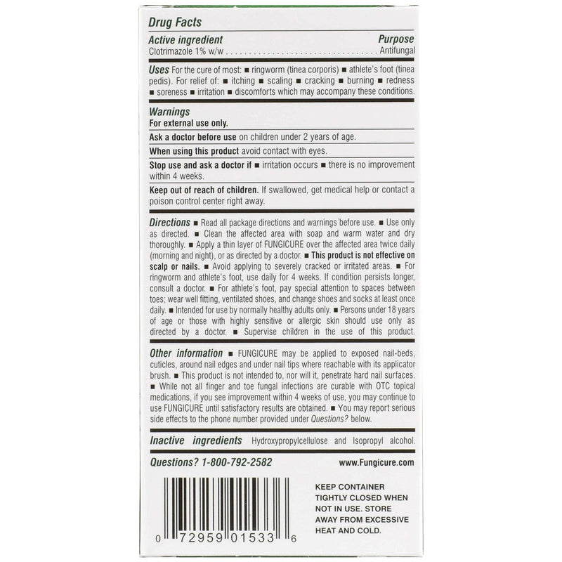 FUNGICURE Medicated Liquid Gel - Maximum Strength 0.35 Fluid Ounce - BeesActive Australia