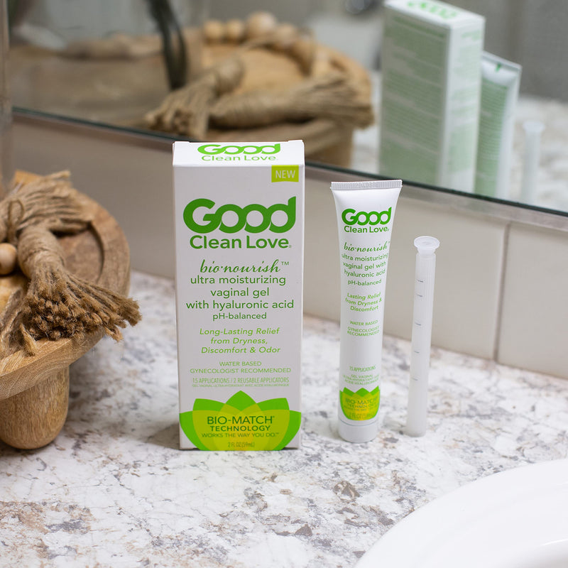 Good Clean Love BioNourish Ultra Moisturizing Vaginal Gel with Hyaluronic Acid, pH-Balanced & Water-Based, Long Lasting Relief from Dryness & Discomfort for Women, 2 Oz 2 Fl Oz (Pack of 1) - BeesActive Australia