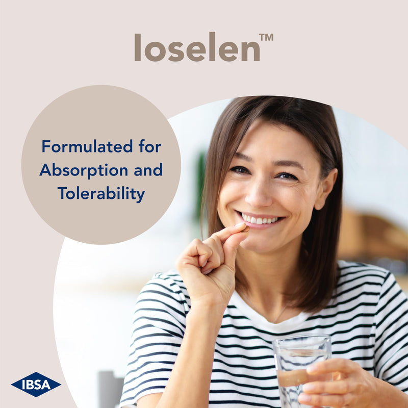 Ioselen - Thyroid Support Supplement ‚Äì 100 mcg Selenium, 100 mcg Iodine, 5mg BioPerine - 30 Soft-Gel Caps for Increased Bioavailability and Absorption - Gluten-Free, Lactose-Free, Sugar-Free, Non-GMO - BeesActive Australia