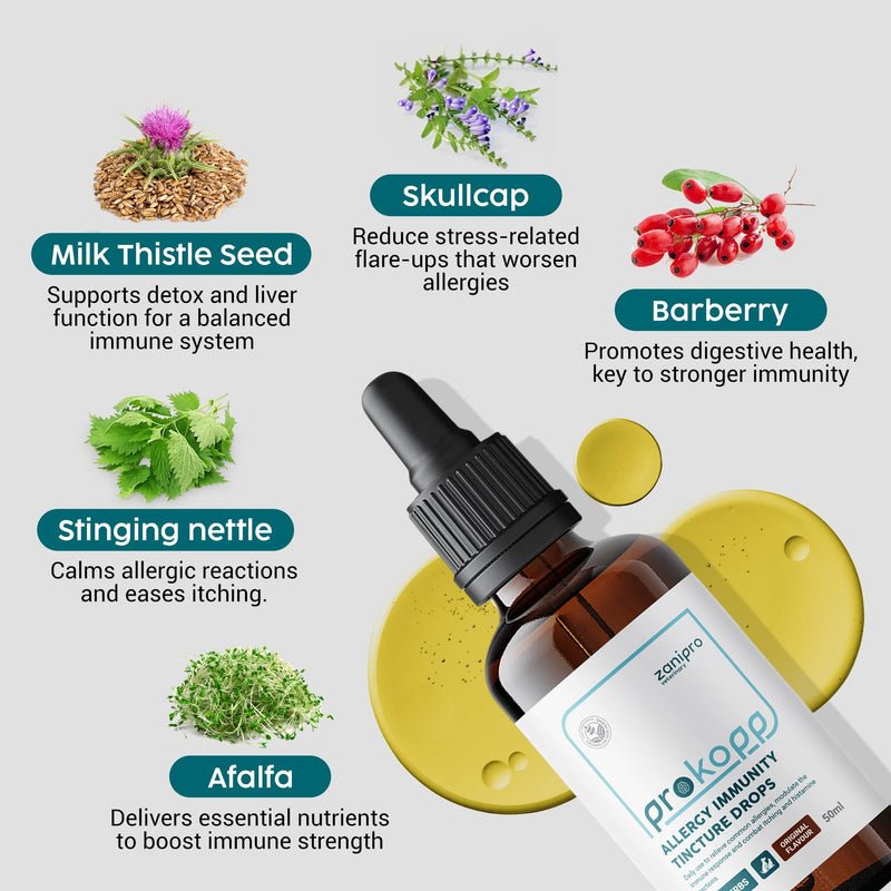 Itchy Dog Skin Relief - Milk Thistle for Dogs, Anti Itch for Dogs & Cat, Natural Antibiotics for Cat Skin Irritation Treatment, Antihistamine for Dog Itchy Skin Allergy Relief | 50ml