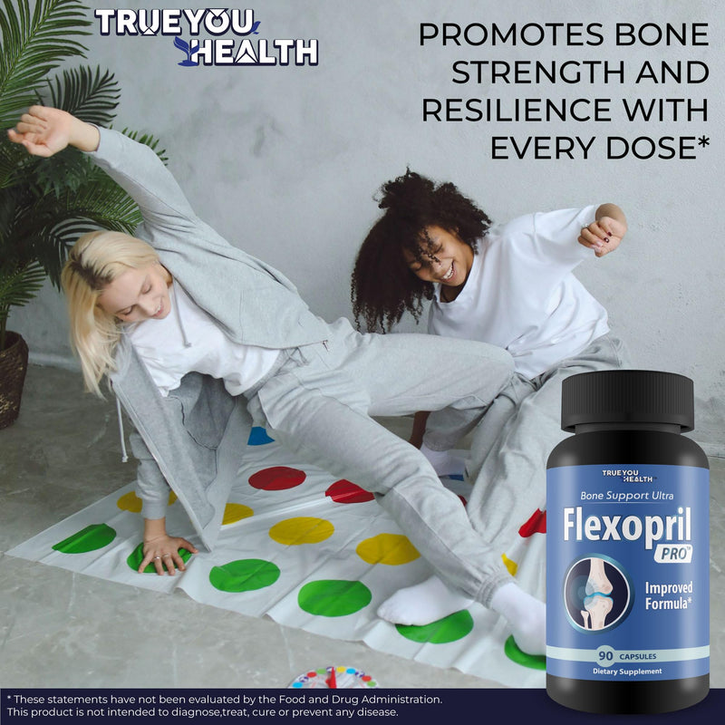 Bone Support Ultra Flexopril Pro - Improved Formula - Our Best Bone Health Supplement - Advanced Bone Support Supplement with Calcium and Vitamin D Bone Health Support