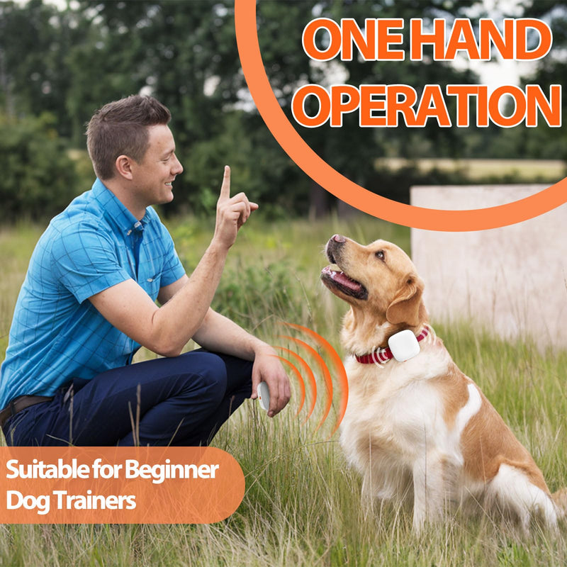 Dog Training Device No Shock, Dog Training Collar Clip with Remote, Safe & Humane Vibrating Dog Clicker, One-Touch Operation, for Beginner Dog Trainer for 5-15 lbs Small Medium Large Dogs - BeesActive Australia