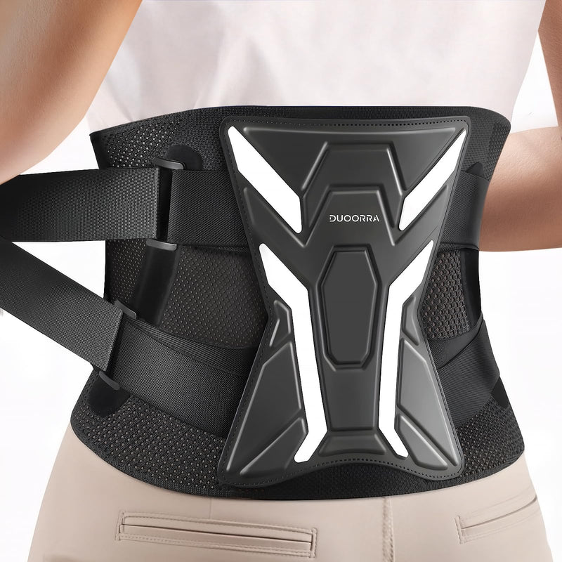 Back Brace for Men & Women - Lower Back Pain Relief, Sciatica Pain Relief, Herniated Disc, Scoliosis - Breathable Back Support Brace with 26° Ergonomic Bionic Curve Support Stays - M Medium (Waist:34″-38″)