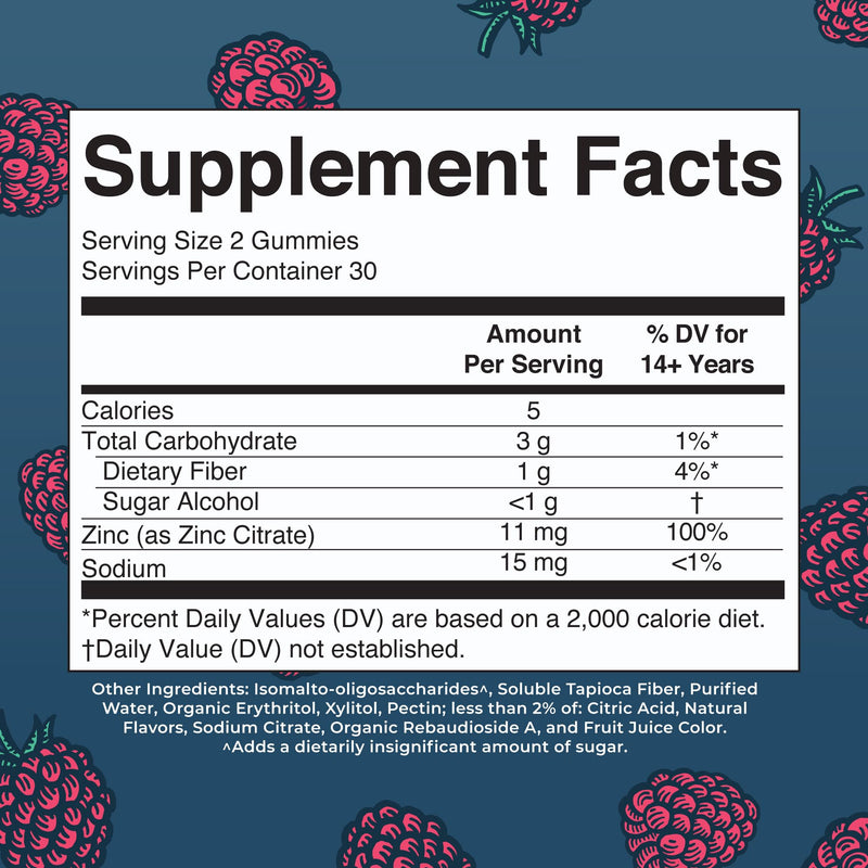 MaryRuth's Zinc Gummies, Zinc Supplements, Vegan, Pectin Based, 30 Servings | Essential Mineral, Pectin Based, Overall Health & Wellness, Vegan, Non GMO