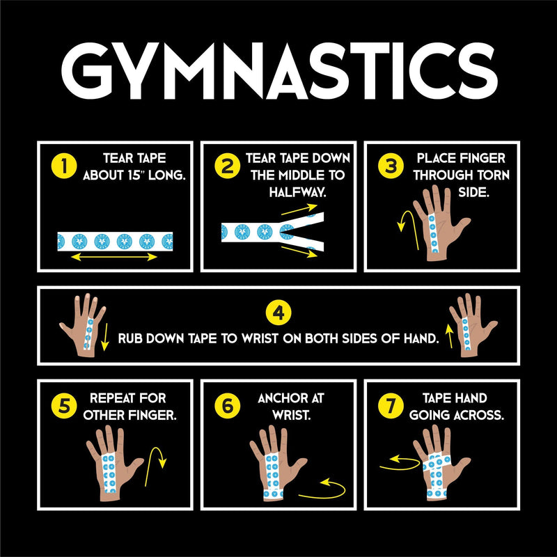 Scary Sticky Premium Athletic Tape, Ultra-Sticky Thumb, Finger & Wrist Tape for Weightlifting, Hook Grip & Cross Workout, Cotton, Latex-Free, 10 Yards, Black/Yellow, 2 Rolls Black & Yellow Pack of 2 - BeesActive Australia