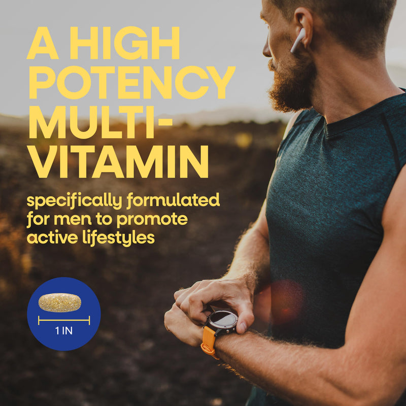 Nature's Way Alive! Men’s Daily Ultra Potency Multivitamin, 60 ct x3 | Complete High Potency Men’s Daily Vitamin Promotes Heart & Muscle Function*, B-Vitamins, Zinc and Antioxidants (Set of 3) 60 Count (Pack of 3)