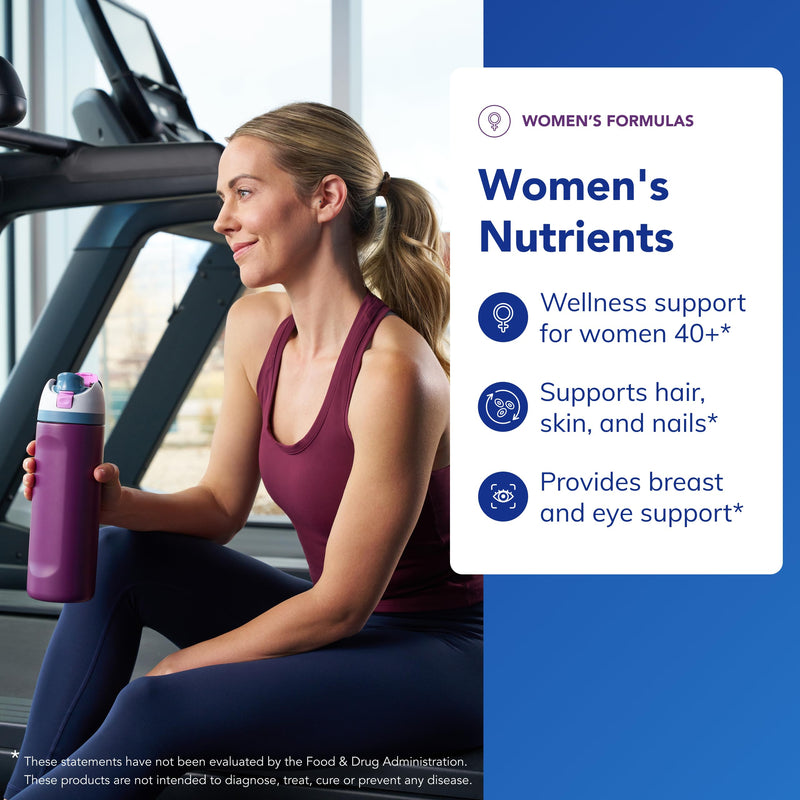 Pure Encapsulations Women's Nutrients 40+, 90 Capsules | Multivitamin for Women Over 40 to Support Urinary Tract Health, Breast Cell Health and Eye Integrity*, Vitamin C and E 90 Count (Pack of 1)