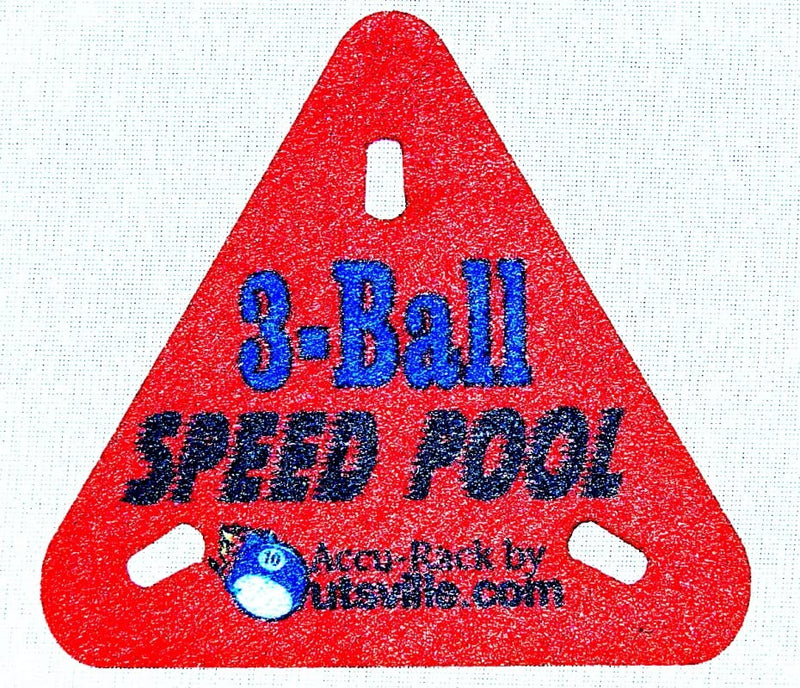 Accu-Rack Outsville Billiards Template Set (Solo, Diamond 9 & Pro 10) - Code Red