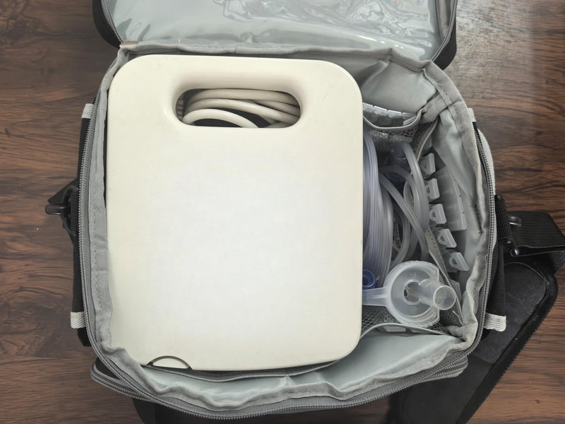 Nebulizer Carrying Case with Shoulder Strap, to Store Desktop or Portable Nebulizer, Nebulizer Mask, Tubing and Medicine | Clinical Bag for Nursing Students