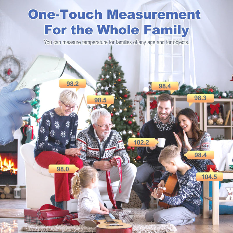Infrared Non Contact Forehead Thermometer, Made in Taiwan, No Touch Digital Thermometer for Adult, Baby and Children