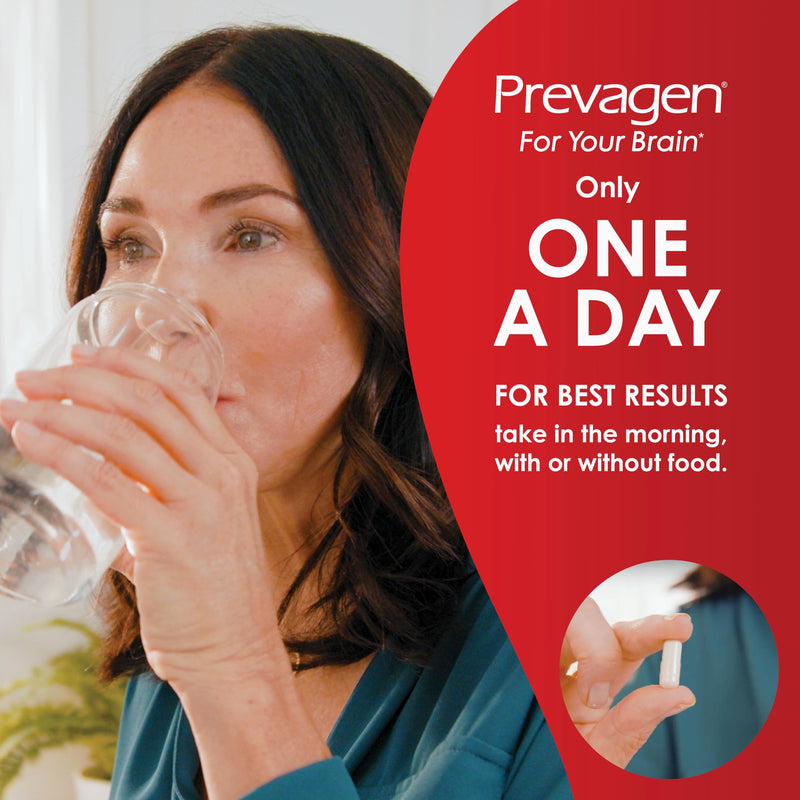 Prevagen Extra Strength with 7-Day Pill Minder, 30 Capsules, 1-Pack | For Your Brain, 1 Month Supply, 20mg Apoaequorin, 50mcg Vitamin D3