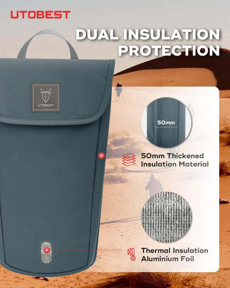 Insulated Insulation Bag, Fits 2L&3L Hydration Water Bladders, Lightweight & Water Resistant, Bladder is NOT Included 3 Liter - BeesActive Australia