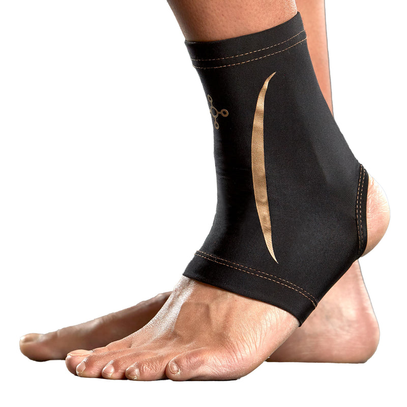 Tommie Copper Ankle Compression Sleeve (L/XL), 15-20 mmHg, 4D Stretch & Non-Slip Fit for Targeted Support, Patented Copper Znergy Fabric, Anti-Odor Benefits, Breathable Design Large/Extra Large - BeesActive Australia