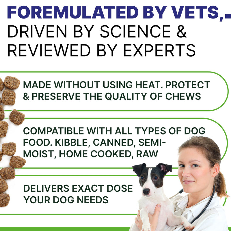 ADVANCED Hemp Hip & Joint Supplement for Dogs - Glucosamine for Dogs - Dog Joint Pain Relief Treats - Chondroitin Turmeric MSM Hemp Oil - Hemp Treats for Joint Health - Senior Mobility Support Chew 240 Count