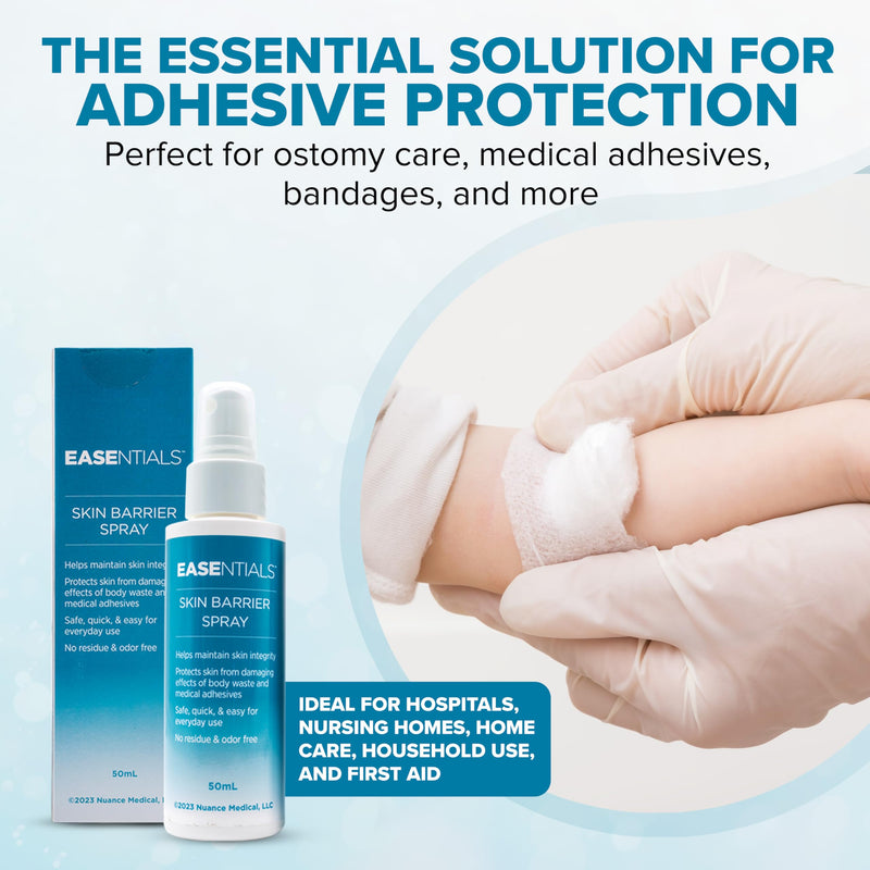 Quick-Drying, Low-Residue Ostomy Barrier Spray ‚Äì Barrier Spray Ideal for Sensitive Skin - Silicone Skin Prep for Pain-Free Application and Removal of Ostomy Pouches and Bandages 50 ML - BeesActive Australia