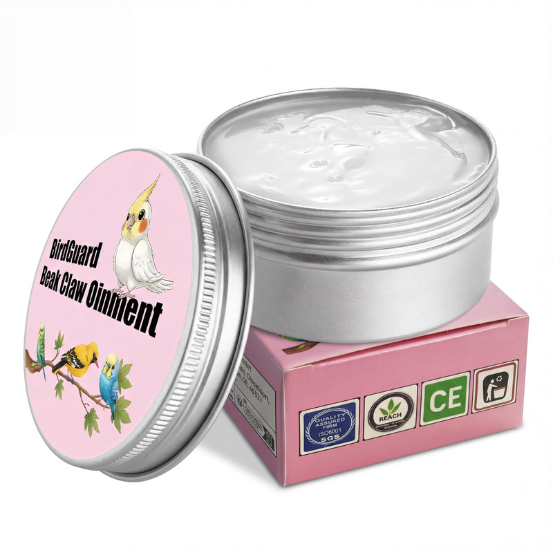 XANADU Bird Ointment - Beak Balm & Claw Moisturizer for Dry, Peeling, Cracked Beaks and Rough Claws | Natural Beak Conditioner for Budgies, Parakeets, Cockatiels, Finches & Lovebirds (Mini Size) Mini Size
